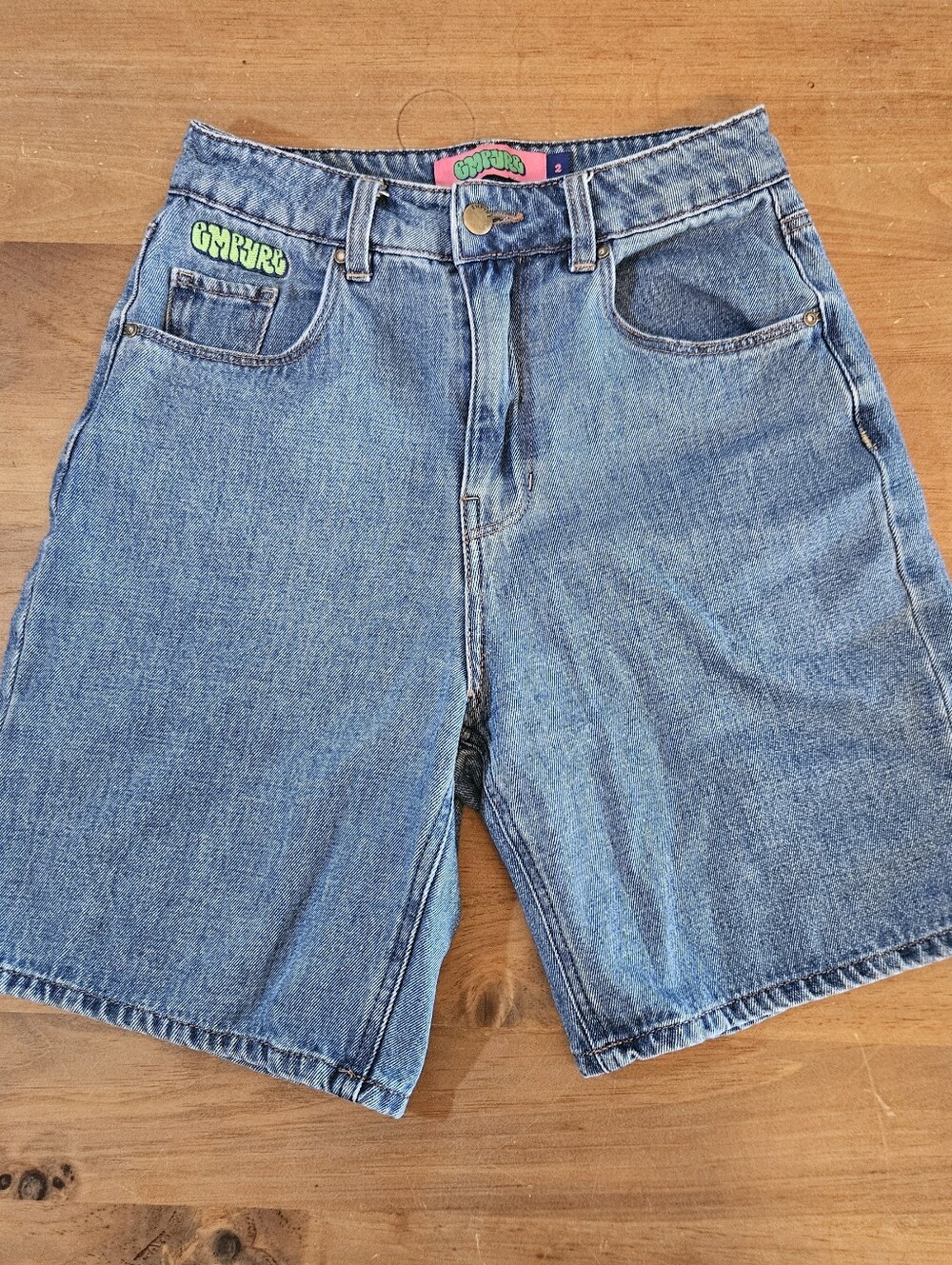 Empyre TORI High Rise Shorts Women’s Size 2 Hipster Skater Skateboard Y2K